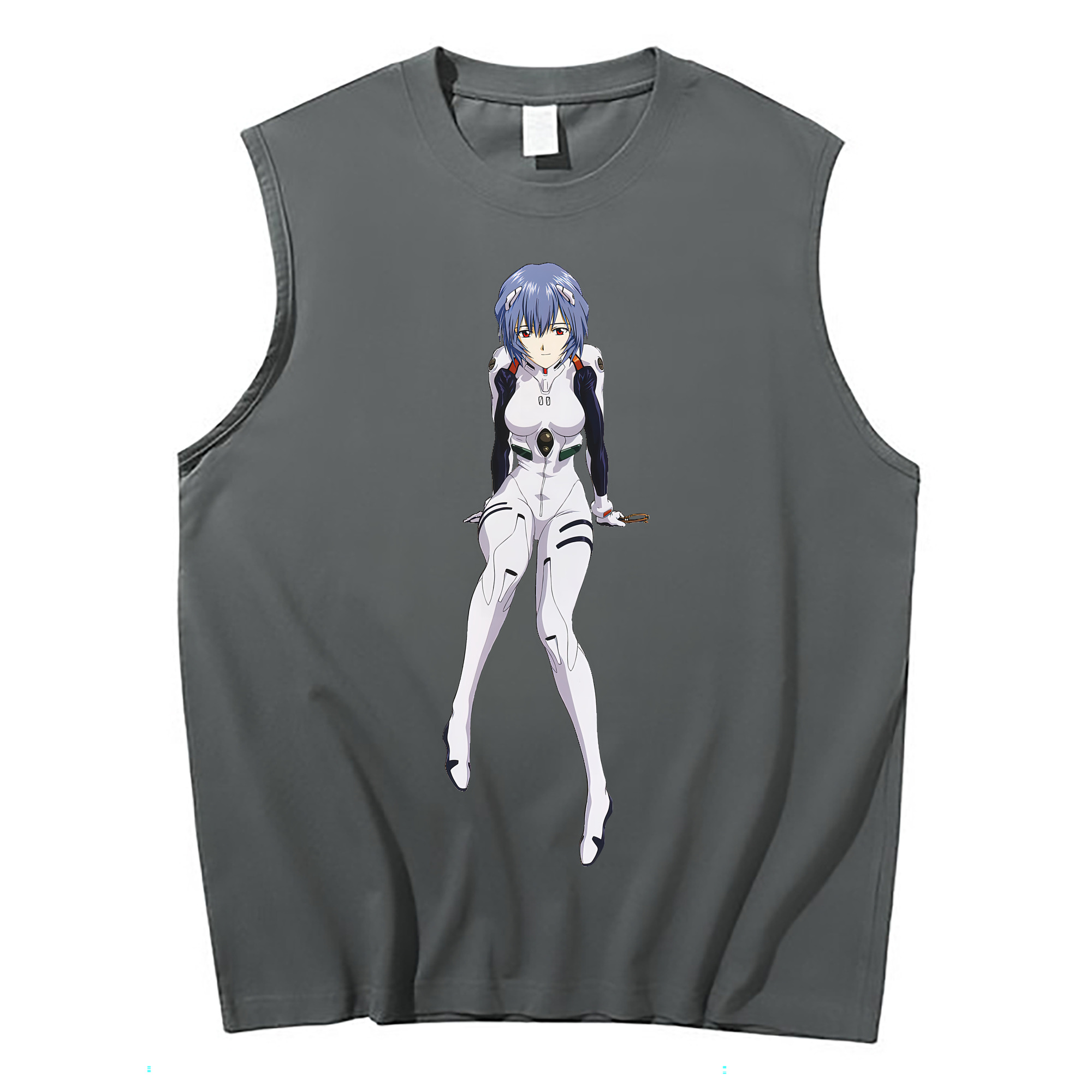 （画像用） EVA 新世紀エヴァンゲリオン コットン100％タンクトップ（フロントプリント）
